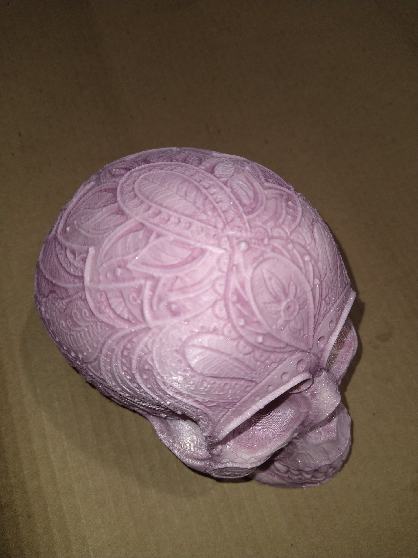 Purple decorative SKULL